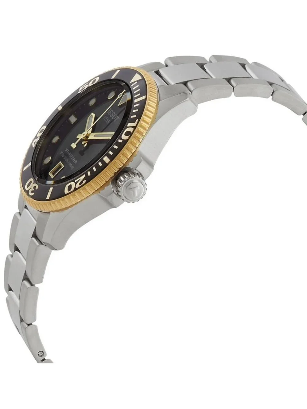 NWT Tissot Seastar 1000 Quartz Black Dial Unisex Watch